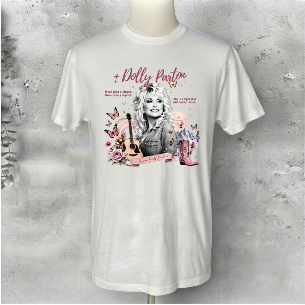 Dolly Parton More Than A Legend In Our Hearts Forever Tribute Vintage T-Shirt